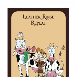 Leather Rinse Repeat Munchkin Promo Card cover
